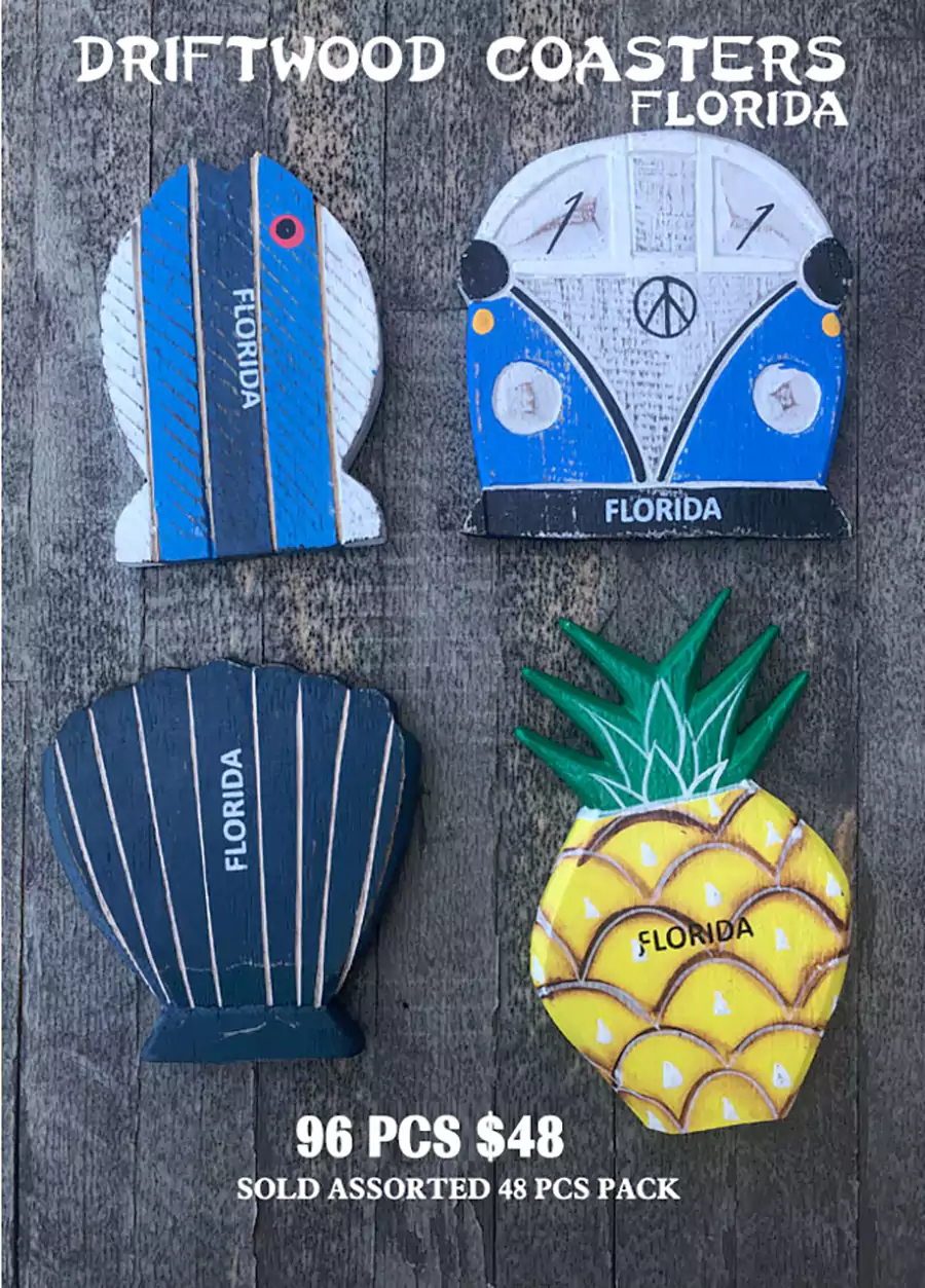 Driftwood Coasters - Florida (CL)